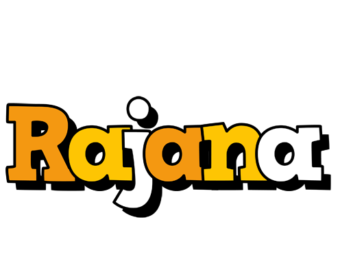 Rajana cartoon logo