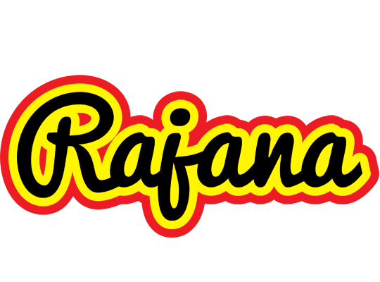 Rajana flaming logo
