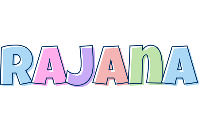 Rajana pastel logo