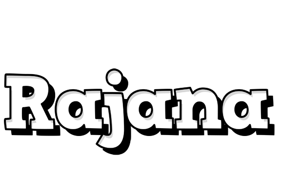 Rajana snowing logo