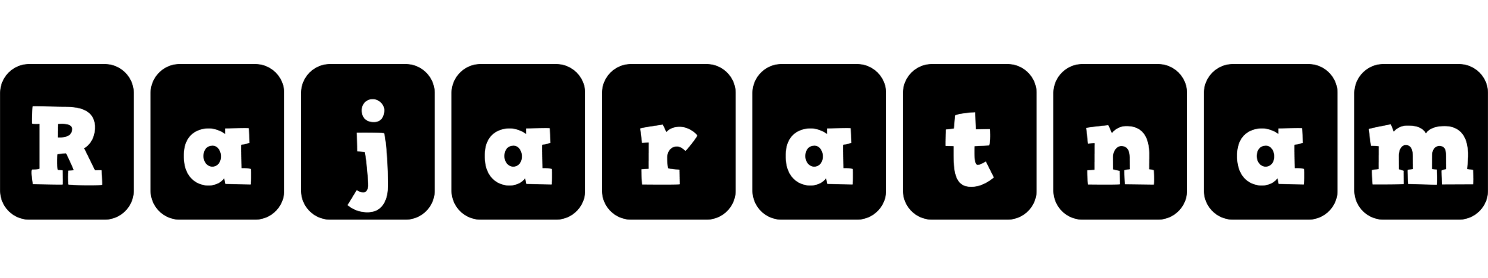 Rajaratnam box logo