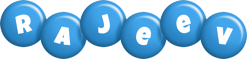 Rajeev candy-blue logo