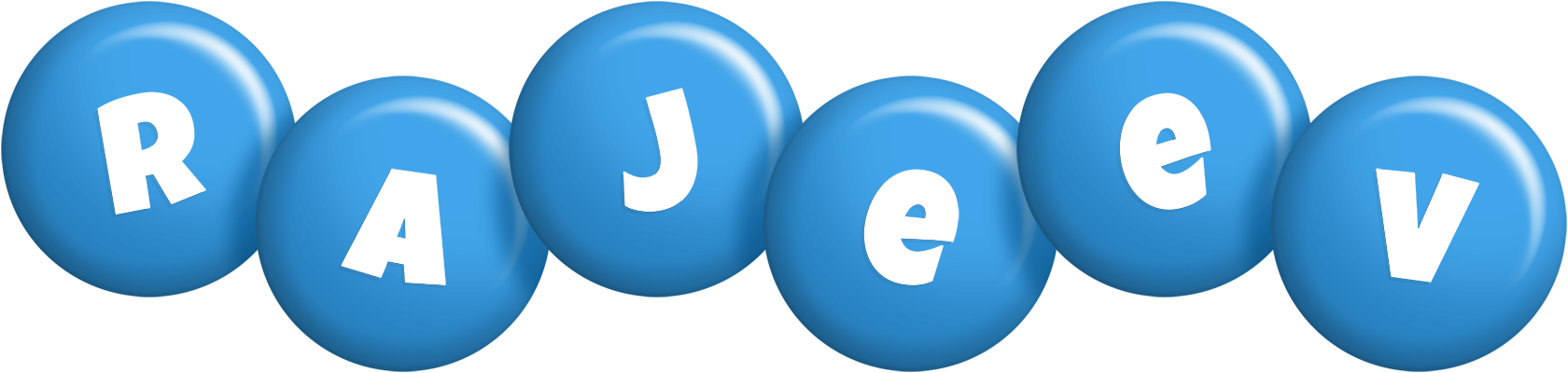 Rajeev candy-blue logo