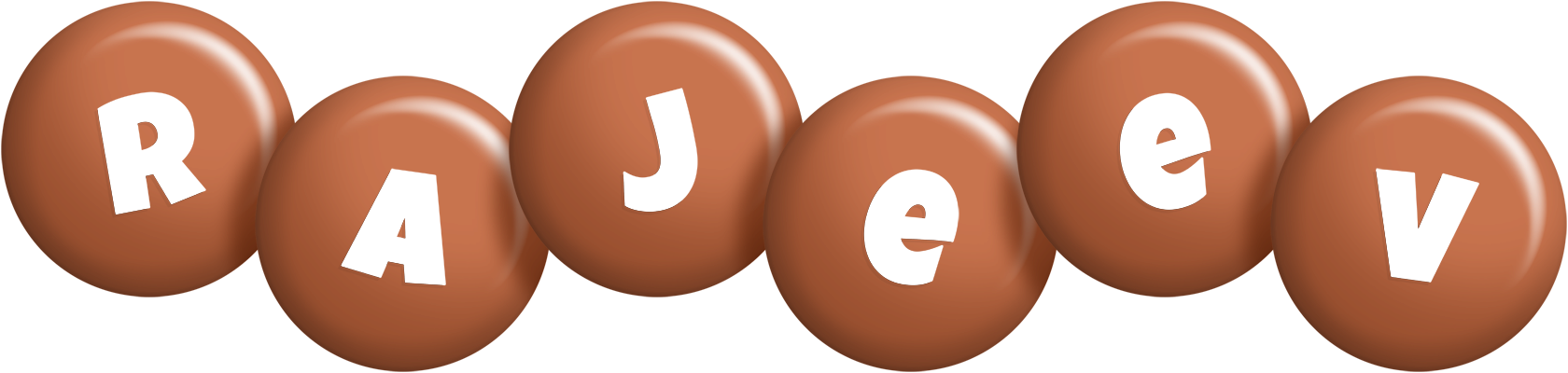 Rajeev candy-brown logo