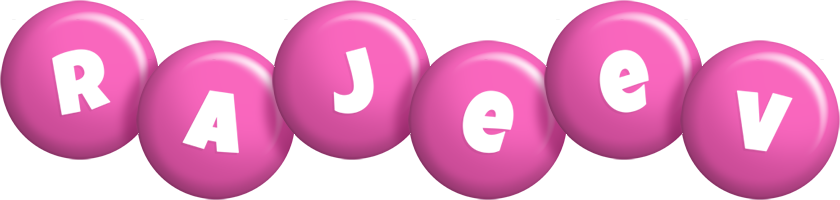 Rajeev candy-pink logo