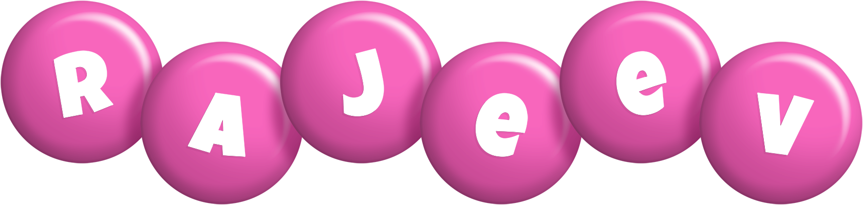 Rajeev candy-pink logo