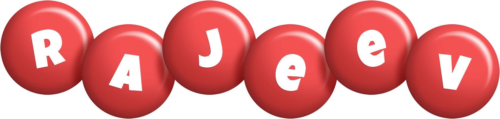 Rajeev candy-red logo