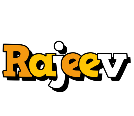 Rajeev cartoon logo