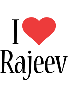 Rajeev i-love logo