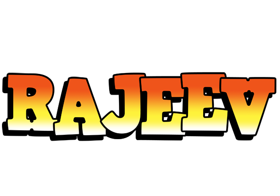 Rajeev sunset logo
