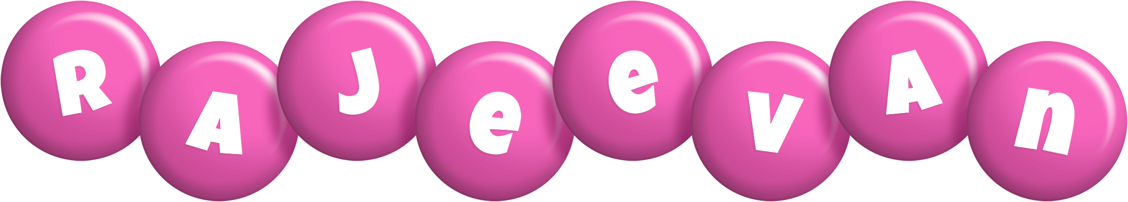 Rajeevan candy-pink logo