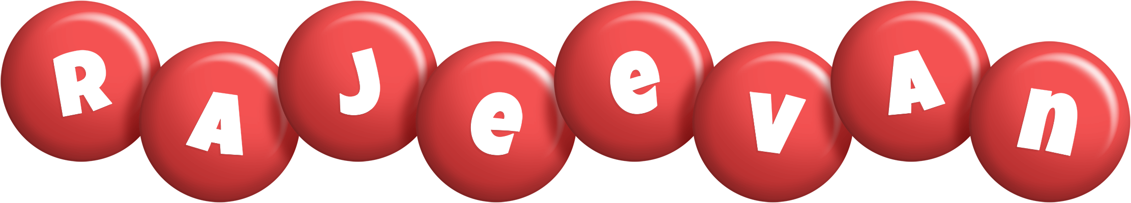 Rajeevan candy-red logo
