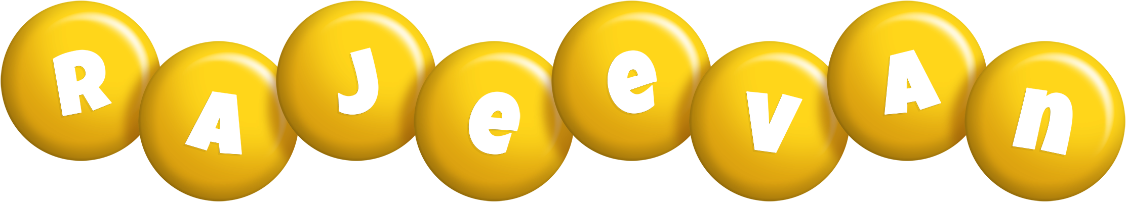 Rajeevan candy-yellow logo