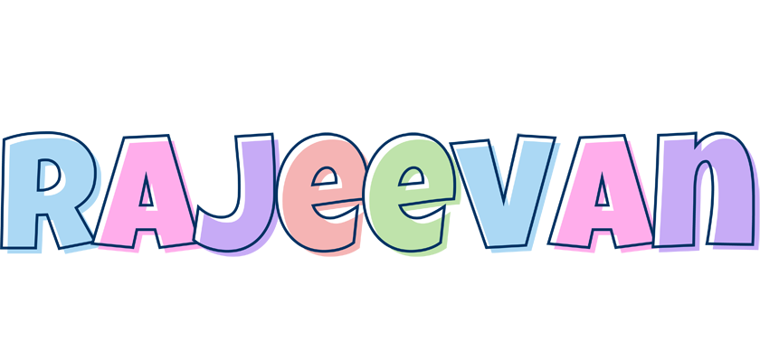 Rajeevan pastel logo