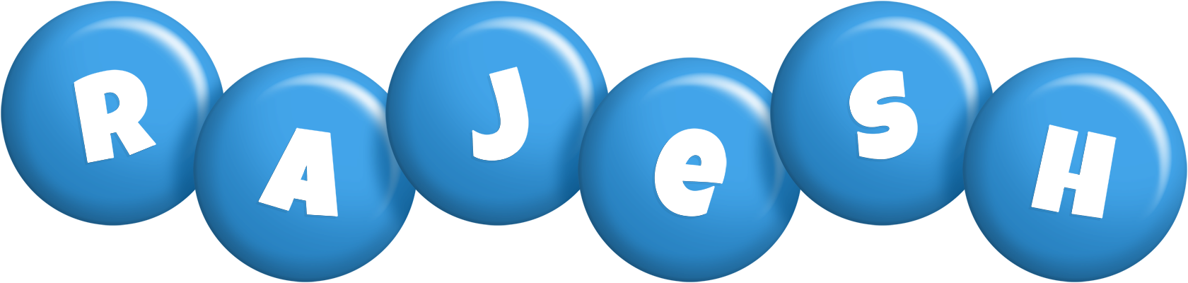 Rajesh candy-blue logo