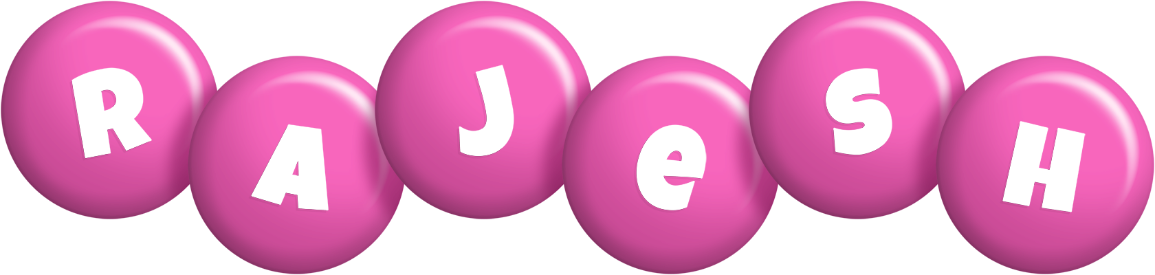 Rajesh candy-pink logo