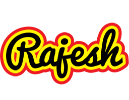 Rajesh flaming logo