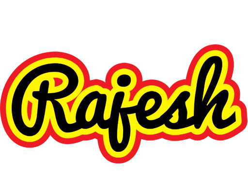 Rajesh flaming logo
