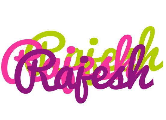 Rajesh flowers logo