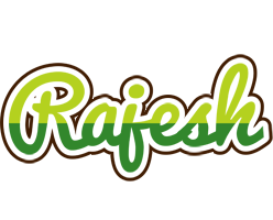 Rajesh golfing logo