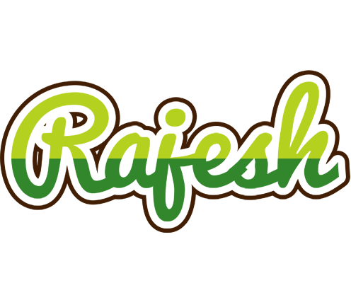 Rajesh golfing logo