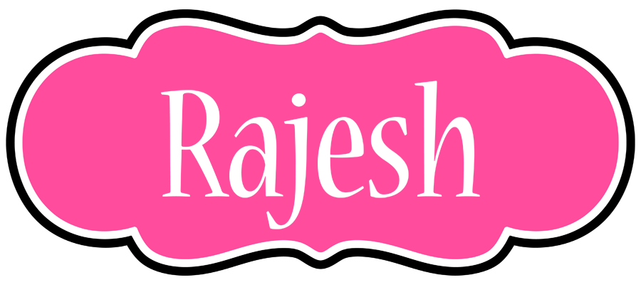 Rajesh invitation logo