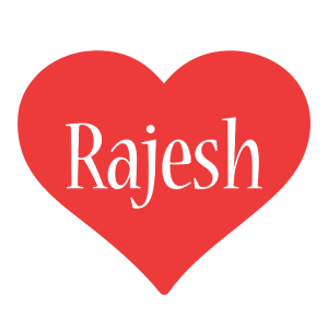 Rajesh love logo