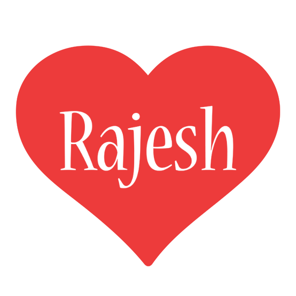 Rajesh love logo