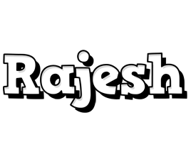 Rajesh snowing logo