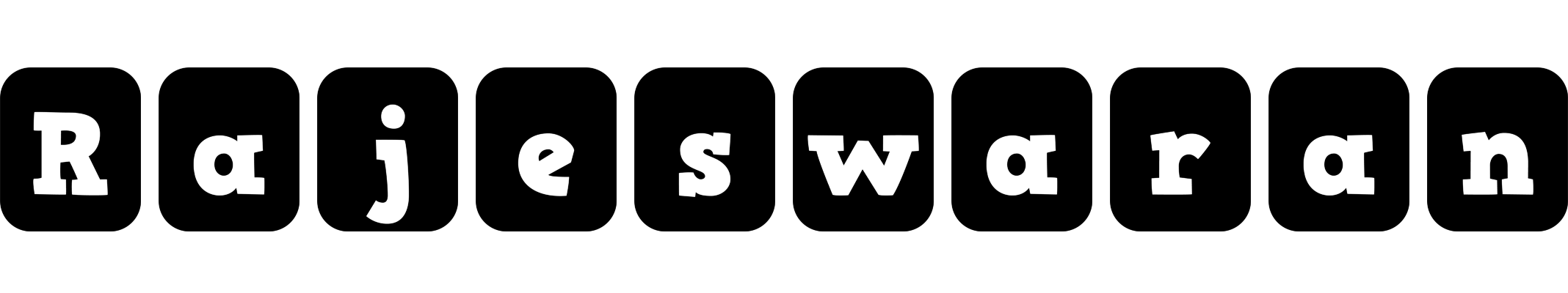 Rajeswaran box logo