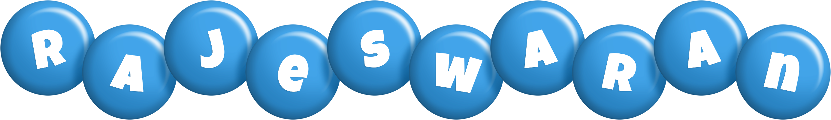 Rajeswaran candy-blue logo