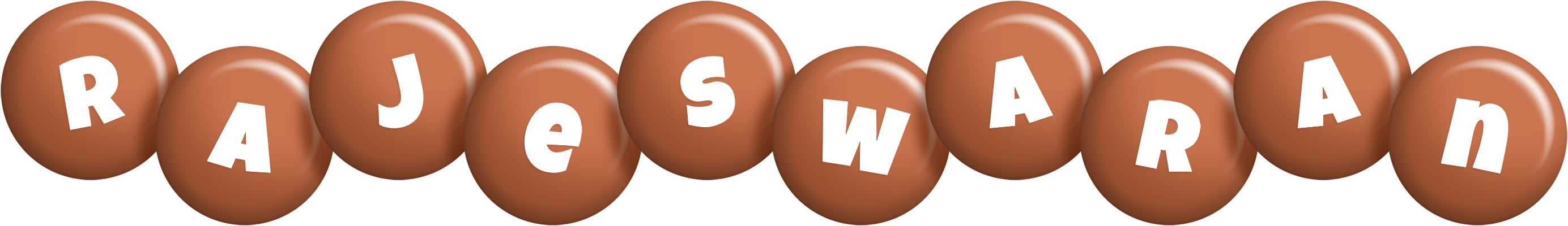 Rajeswaran candy-brown logo