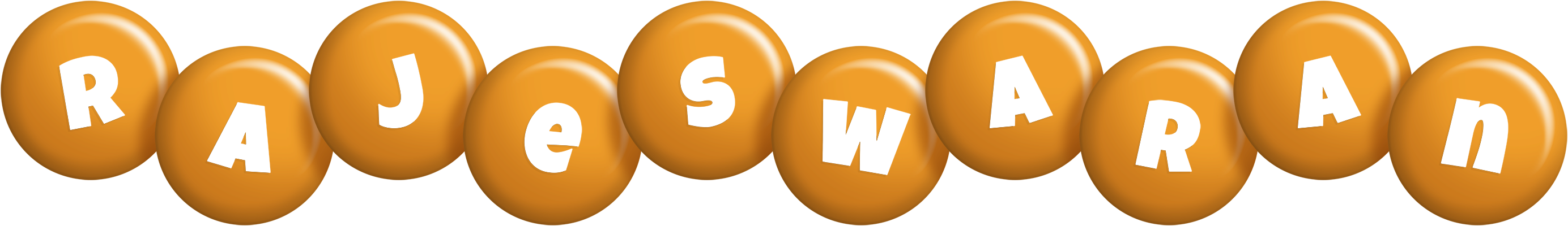 Rajeswaran candy-orange logo
