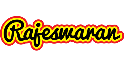 Rajeswaran flaming logo