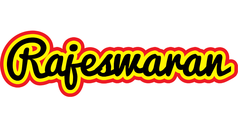Rajeswaran flaming logo