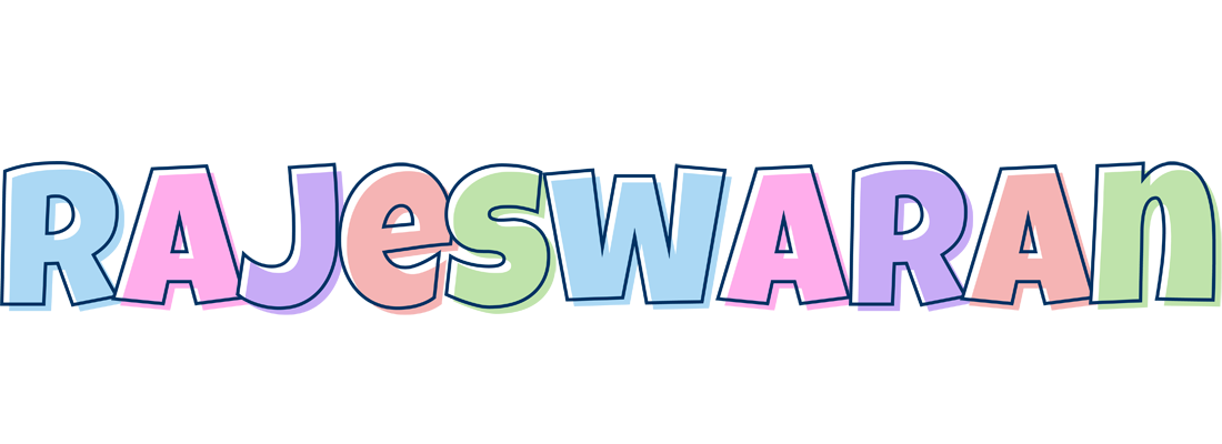 Rajeswaran pastel logo
