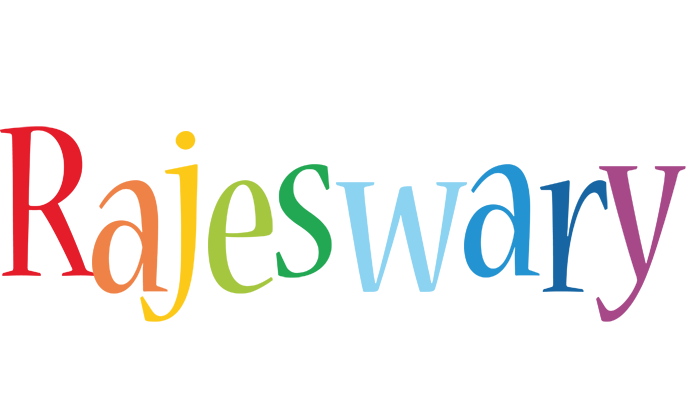 Rajeswary birthday logo
