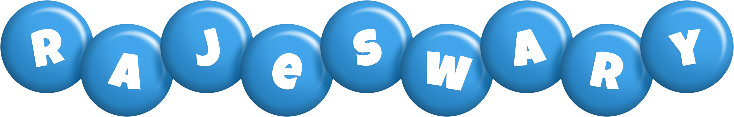 Rajeswary candy-blue logo