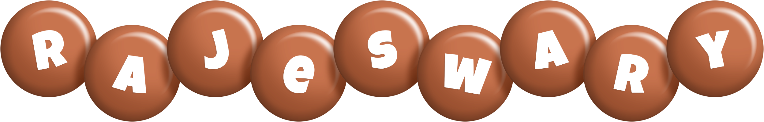 Rajeswary candy-brown logo