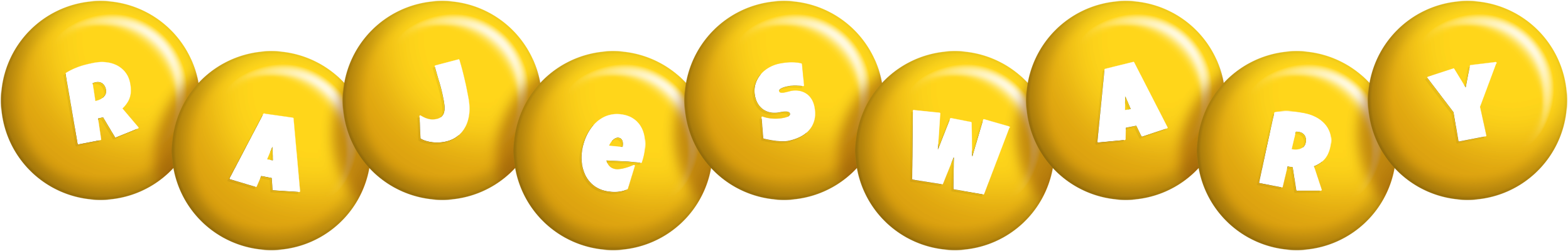Rajeswary candy-yellow logo