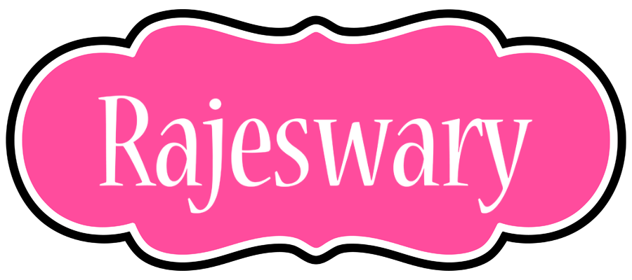 Rajeswary invitation logo