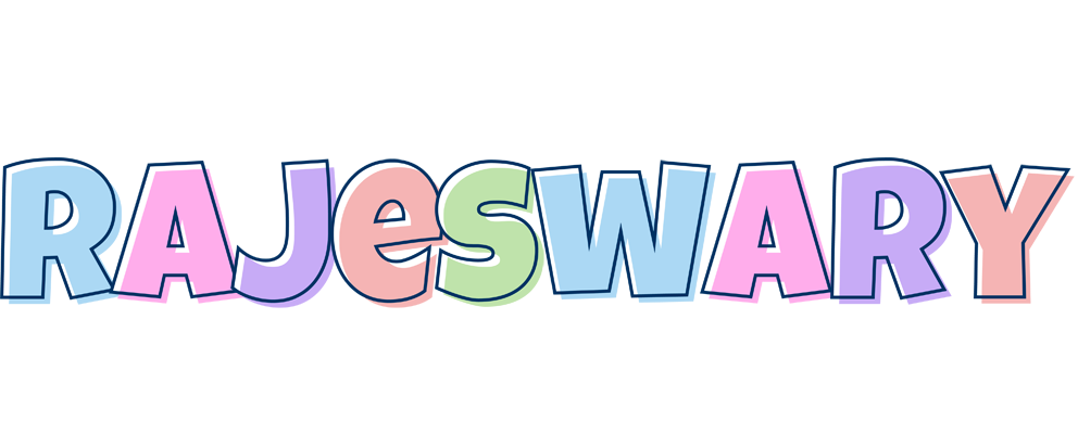 Rajeswary pastel logo