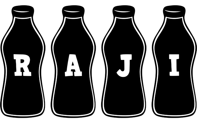 Raji bottle logo