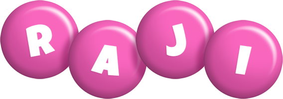 Raji candy-pink logo
