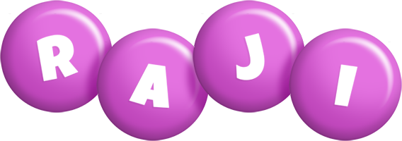 Raji candy-purple logo