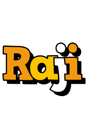 Raji cartoon logo