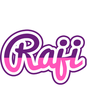 Raji cheerful logo