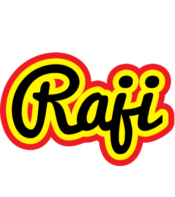 Raji flaming logo
