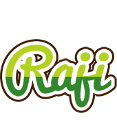 Raji golfing logo