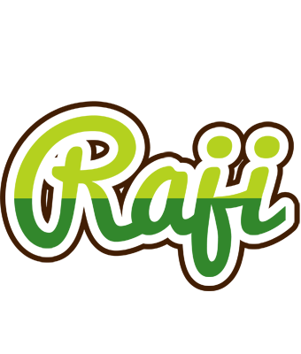 Raji golfing logo